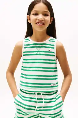 Wehkamp Tommy Hilfiger mouwloze top groen aanbieding