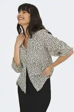 Wehkamp ONLY blouse beige aanbieding