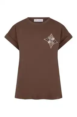 Wehkamp Lofty Manner T-shirt bruin aanbieding