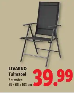 Lidl Livarno tuinstoel aanbieding