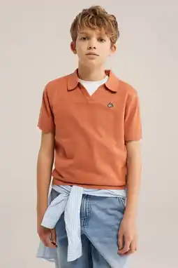 Wehkamp WE Fashion polo oranje aanbieding