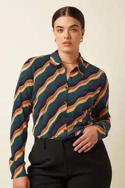 Wehkamp King Louie blouse groen aanbieding