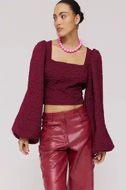 Wehkamp HARPER & YVE blousetop donkerrood aanbieding