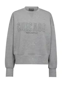 Wehkamp Mos Mosh sweater grijs melange aanbieding