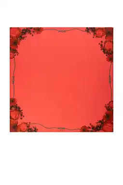 Wehkamp POM Amsterdam sjaal Raspberry Bouquet rood aanbieding