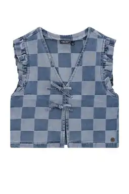 Wehkamp Like Flo denim gilet blauw aanbieding