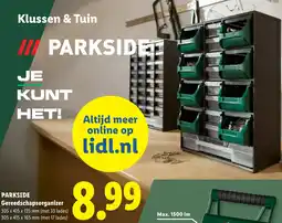 Lidl Parkside Gereedschapsorganizer aanbieding