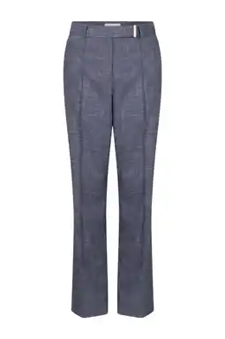 Wehkamp Aaiko flared highwaist pantalon donkerblauw aanbieding