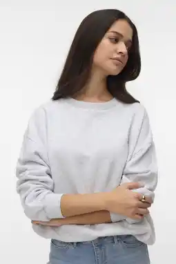 Wehkamp VERO MODA sweater lichtgrijs aanbieding