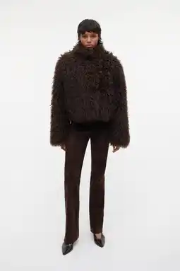 Wehkamp Studio AR by ARMA faux fur jas bruin aanbieding