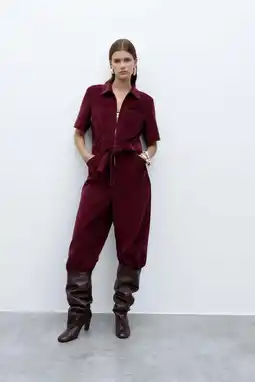 Wehkamp VILA jumpsuit donkerrood aanbieding