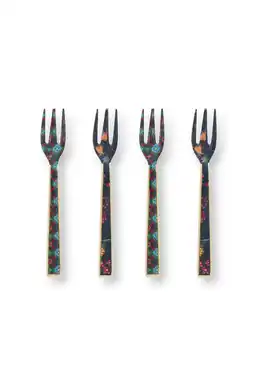Wehkamp Pip Studio Berry Blues taartvorkjes (set van 4) aanbieding