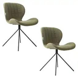 Wehkamp Zuiver OMG eetkamerstoel (set van 2) aanbieding