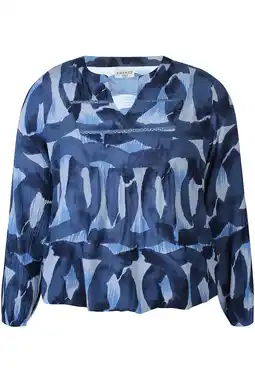 Wehkamp Zhenzi blousetop blauw aanbieding