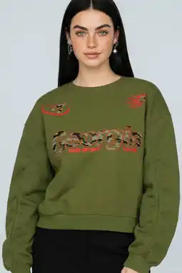Wehkamp HYPEDROP sweater groen aanbieding