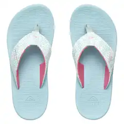 Wehkamp Reef kids Santa Ana slippers blauw/wit aanbieding