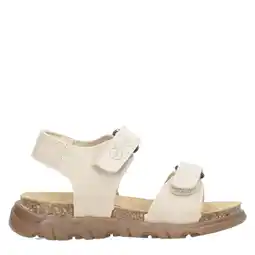 Wehkamp Develab leren sandalen ecru aanbieding