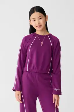 Wehkamp Shoeby gestreepte sweater paars aanbieding