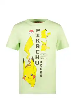 Wehkamp TYGO & vito Pokemon T-shirt lichtgroen aanbieding