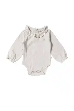 Wehkamp Your Wishes romper met ruches ecru aanbieding