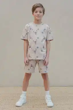 Wehkamp Like Flo Boys T-shirt crème aanbieding