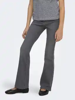 Wehkamp KIDS ONLY GIRL flared jeans grey denim aanbieding