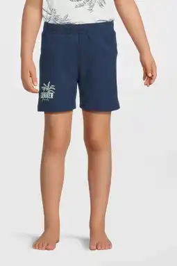 Wehkamp NAME IT KIDS shortama donkerblauw/wit aanbieding