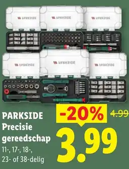 Lidl Parkside Precisie gereedschap aanbieding