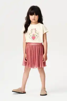 Wehkamp Noppies kids korte rok oudroze aanbieding