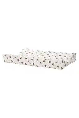 Wehkamp Noppies Baby Comfort Blooming clover terry aankleedkussenhoes 49x75 cm Jet Stream aanbieding