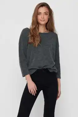 Wehkamp ONLY gebreide trui ONLALBA grijs aanbieding