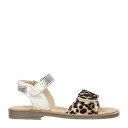 Wehkamp Clic! leren sandalen zilver aanbieding