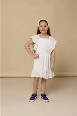 Wehkamp LOOXS little zomerjurk broderie wit aanbieding