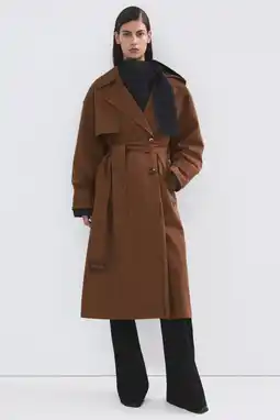 Wehkamp Mango trenchcoat bruin aanbieding