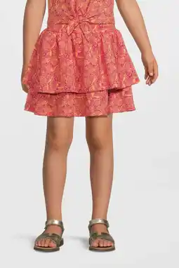 Wehkamp B.Nosy x K3 K3 midi rok strokenrok oranje aanbieding