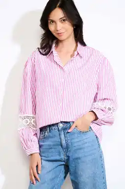 Wehkamp LOLALIZA blouse roze broderie aanbieding