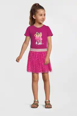 Wehkamp B.Nosy x K3 K3 midi jurk fuchsia aanbieding