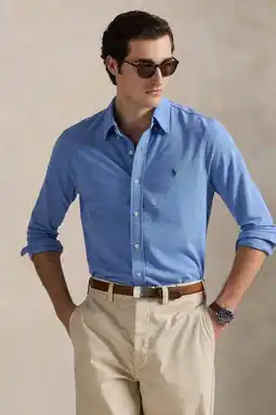 Wehkamp Polo Ralph Lauren casual overhemd blauw aanbieding