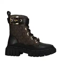 Wehkamp Michael Kors Blake Colby veterboots zwart/bruin aanbieding
