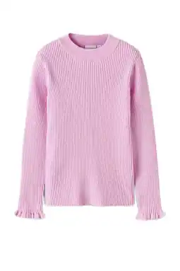 Wehkamp NAME IT KIDS longsleeve roze aanbieding