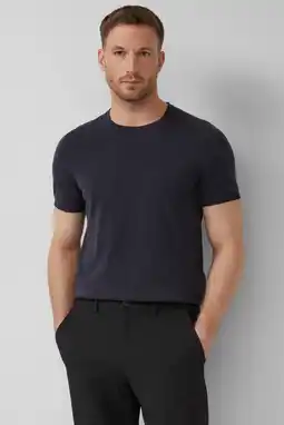 Wehkamp s.Oliver BLACK LABEL regular T-shirt fijn gebreid donkerblauw aanbieding