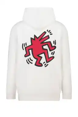 Wehkamp America Today hoodie met backprint wit aanbieding