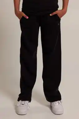 Wehkamp America Today gemêleerde wide leg joggingbroek aanbieding