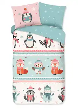 Wehkamp Good Morning flanellen dekbedovertrek 1-persoons (140x220 cm) aanbieding