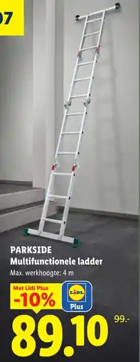 Lidl Parkside multifunctionele ladder aanbieding