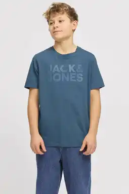Wehkamp JACK & JONES JUNIOR T-shirt JJECORP LOGO met logo blauw aanbieding
