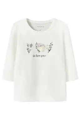 Wehkamp NAME IT BABY T-shirt wit aanbieding
