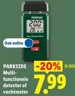 Lidl Parkside Multi functionele detector of vochtmeter aanbieding