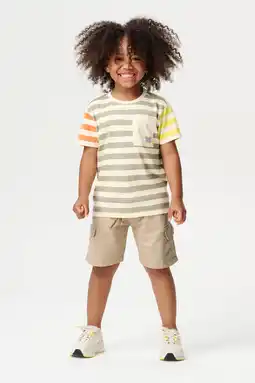 Wehkamp Noppies kids relaxed cargo short beige aanbieding