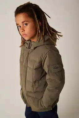 Wehkamp Tumble 'n Dry gewatteerde jas groen aanbieding